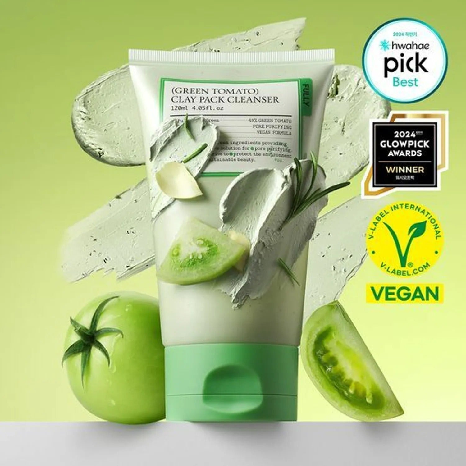 fully Green Tomato Clay Pack Cleanser 120ml