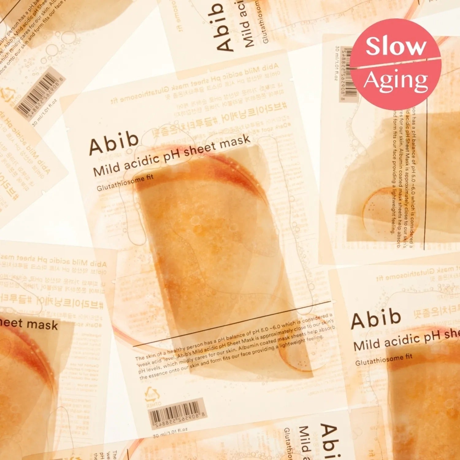 Abib Mild Acidic pH Sheet Mask Glutathiosome Fit 10ea