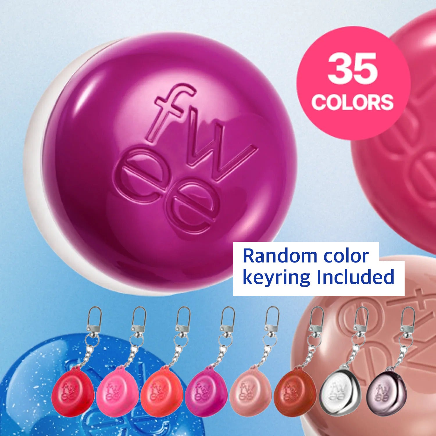 fwee Lip &amp; Cheek Blurry Pudding Pot + Keyring