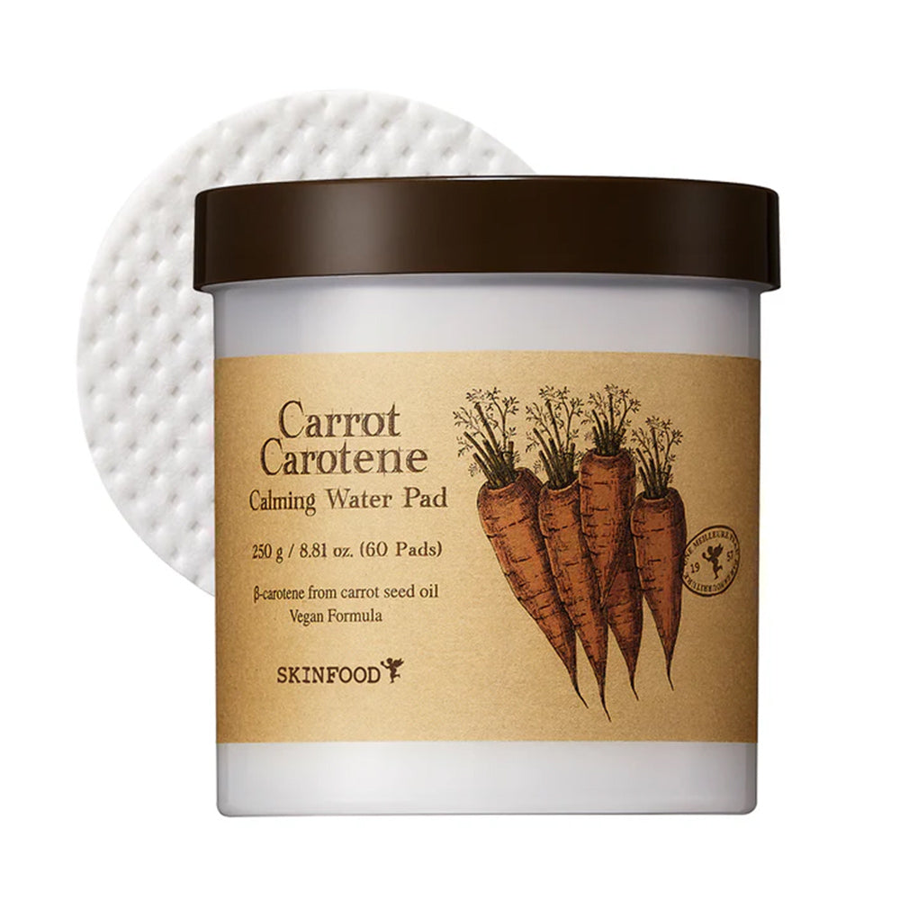 SKINFOOD Carrot Carotene Calming Water Pad 60P Set (+30P)