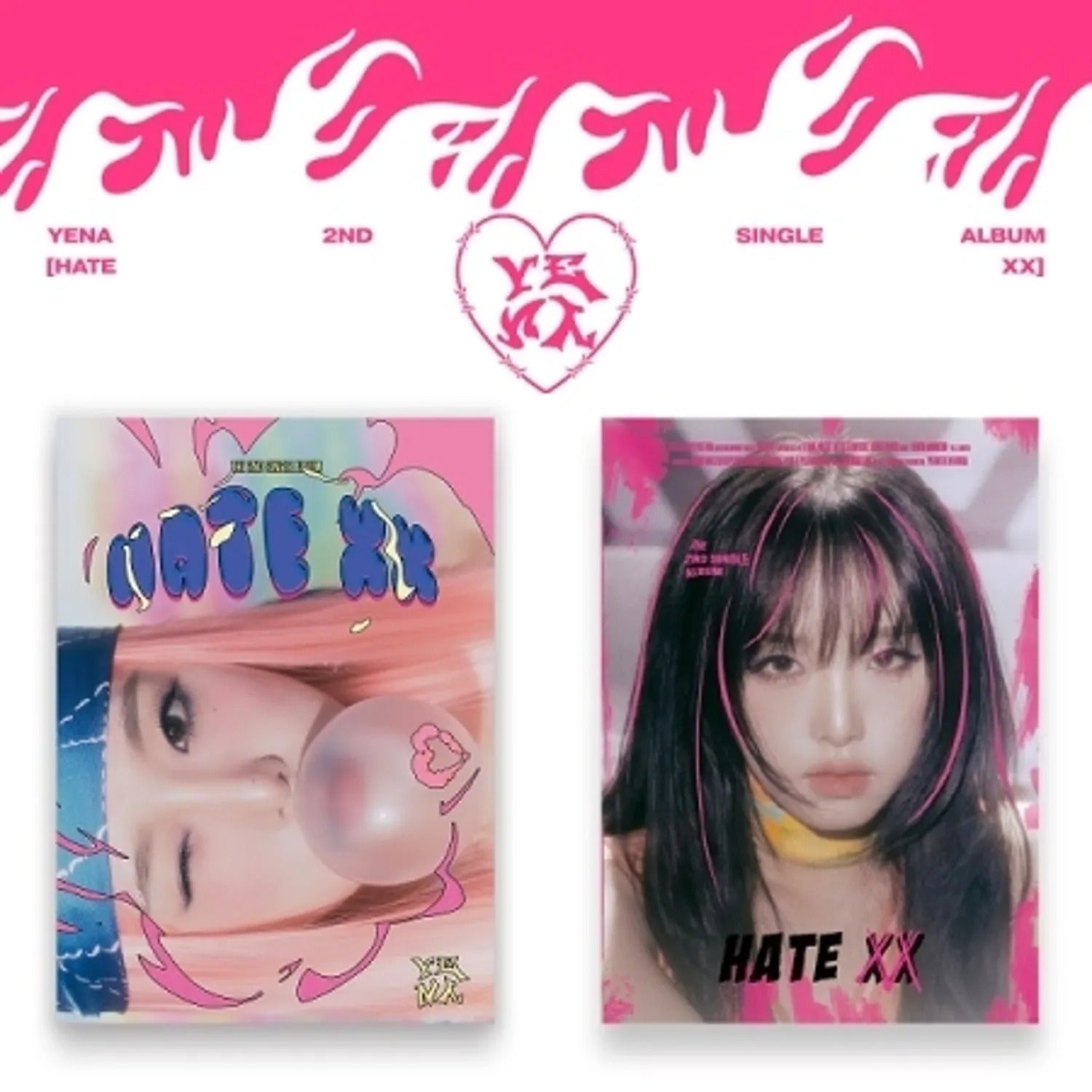 CHOI YE NA - HATE XX (2ND SINGLE ALBUM)