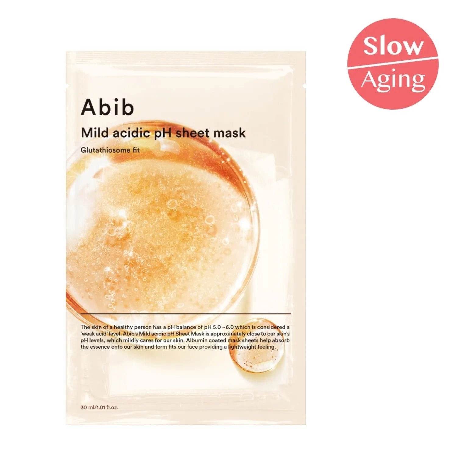 Abib Mild Acidic pH Sheet Mask Glutathiosome Fit 1ea