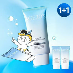 [Oh, Lolly EDITION] AGE20â€™s Skin-Fit Hydra Sun Cream+ 50ml Double Set