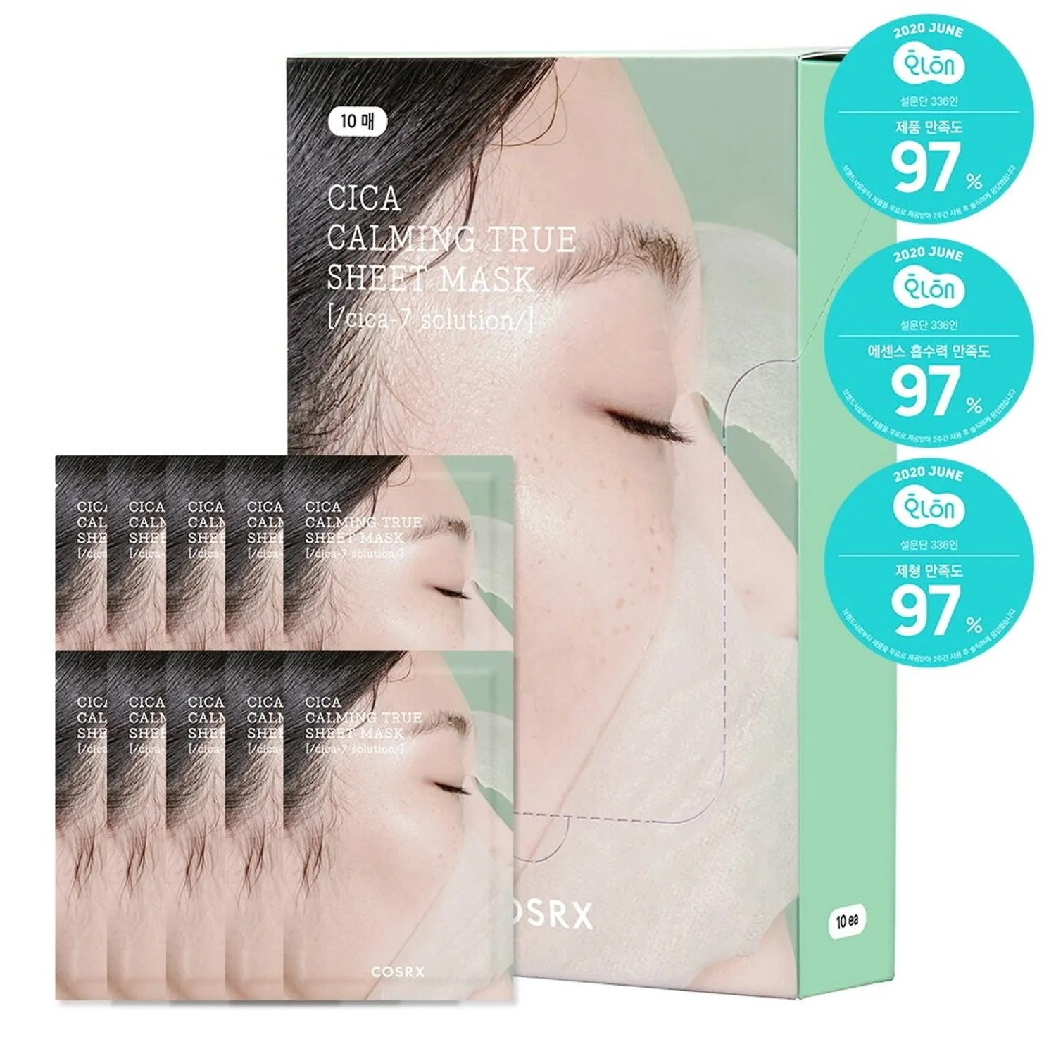 COSRX Pure Fit Cica Calming True Sheet Mask 10 Sheets