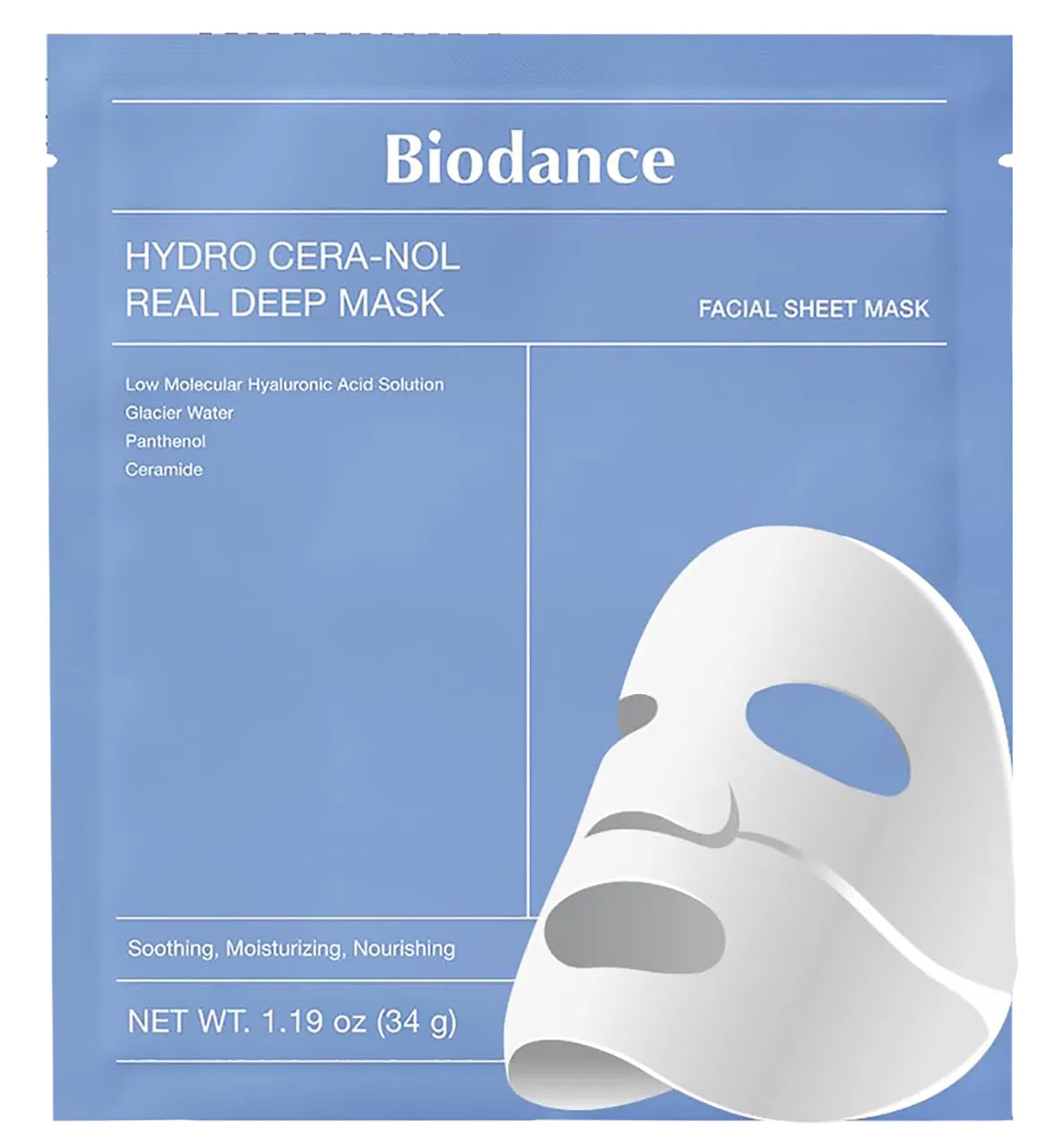 BIODANCE Hydro Cera-Nol Real Deep Mask Sheet 1P