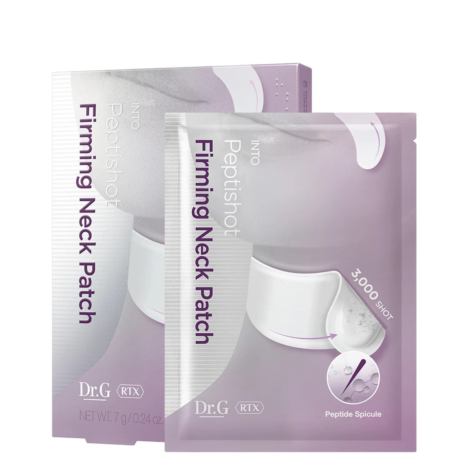 Dr.G RTX Into Peptishot Firming Neck Patch 1ea (Neck & Nasolabial Folds)