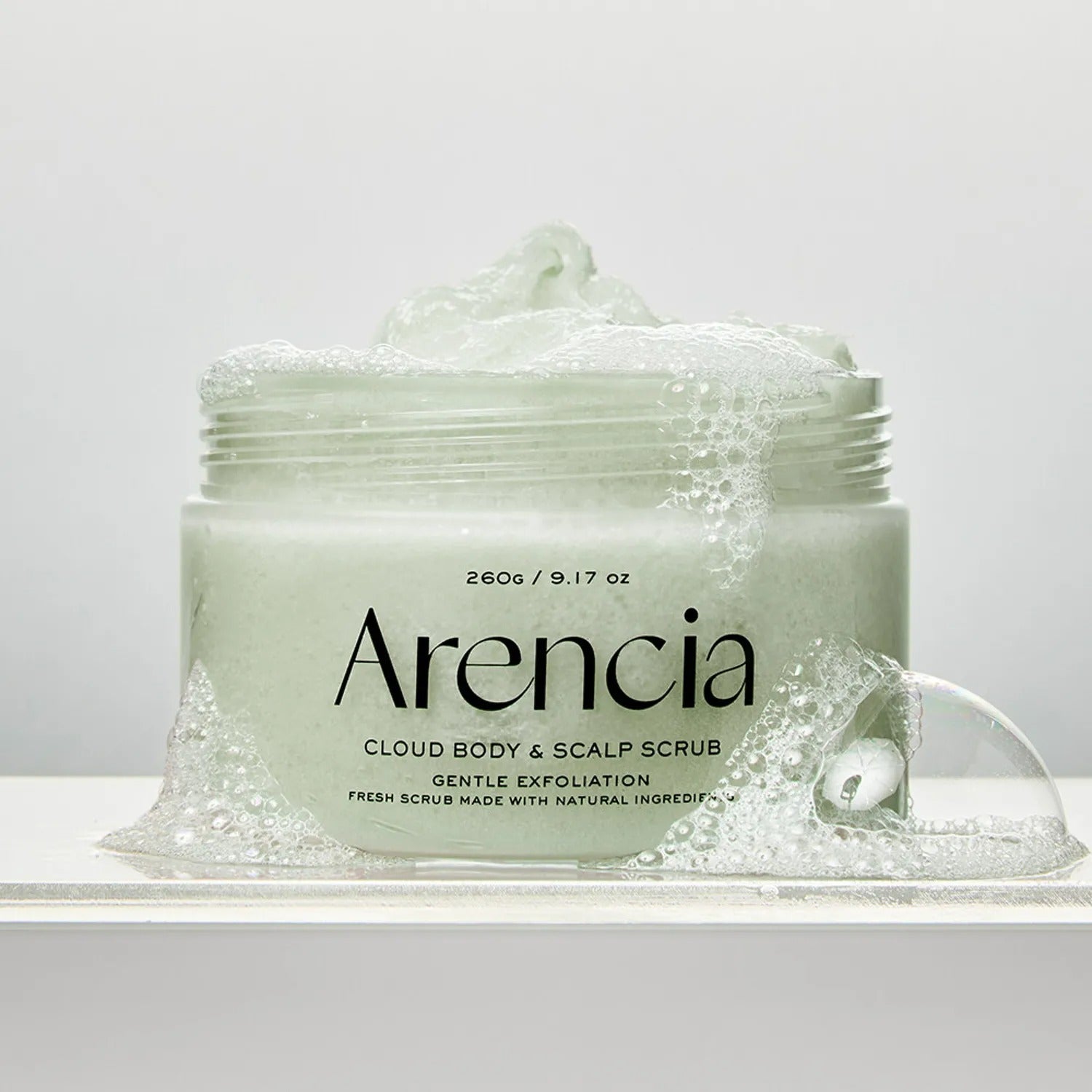 Arencia Fresh Cloud Body & Scalp Scrub (Geranium & Prim Rose) 260g