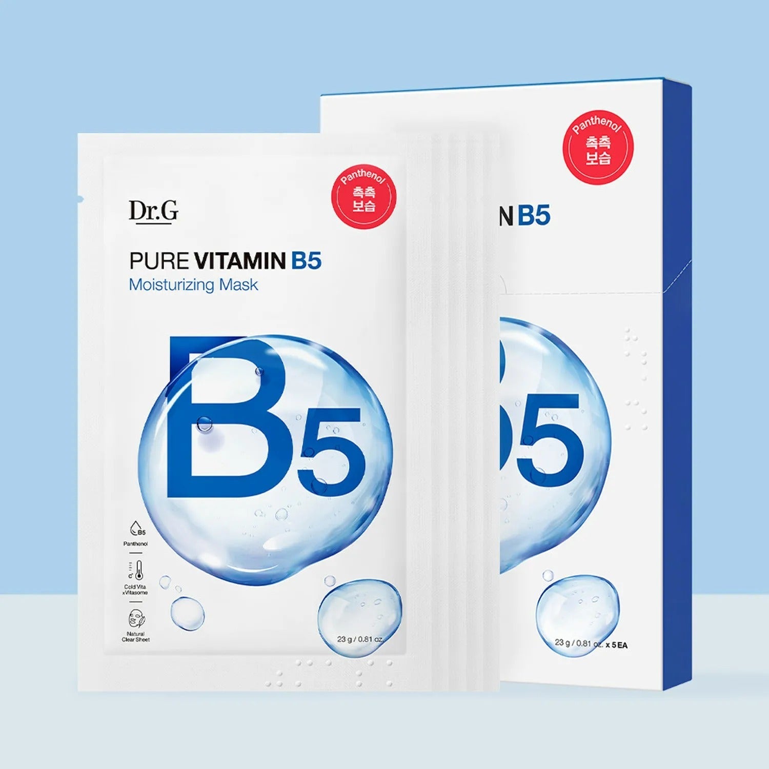 Dr.G Pure Vitamin B5 Moisturizing Mask Sheet 5ea