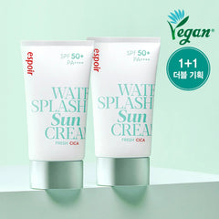 espoir Water Splash Sun Cream Fresh Cica 60mL Double Set