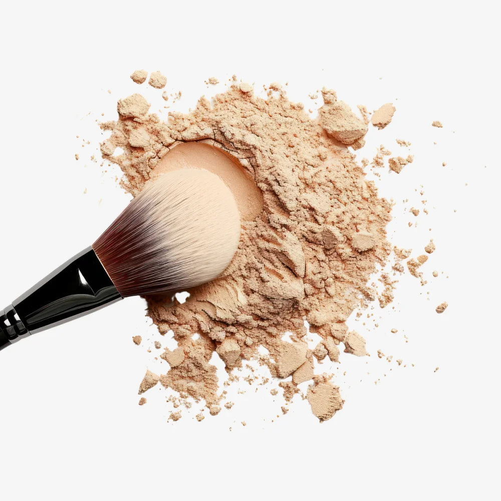 Finishing powder brush