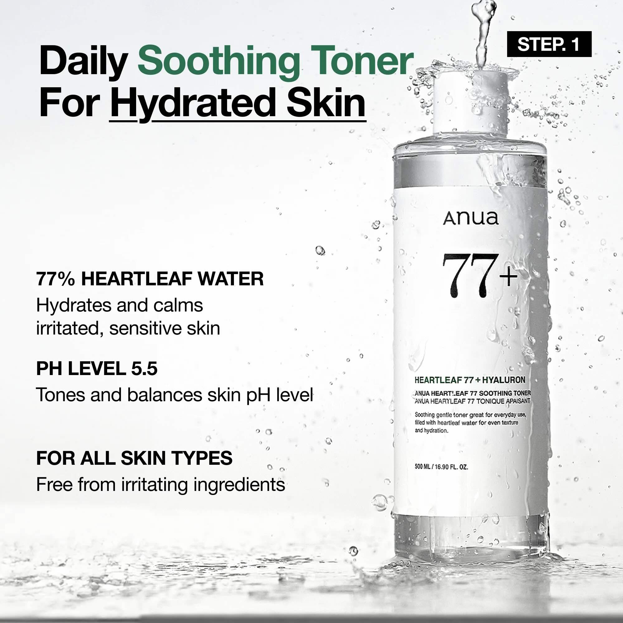 Anua Heartleaf 77% Soothing Toner 250mL