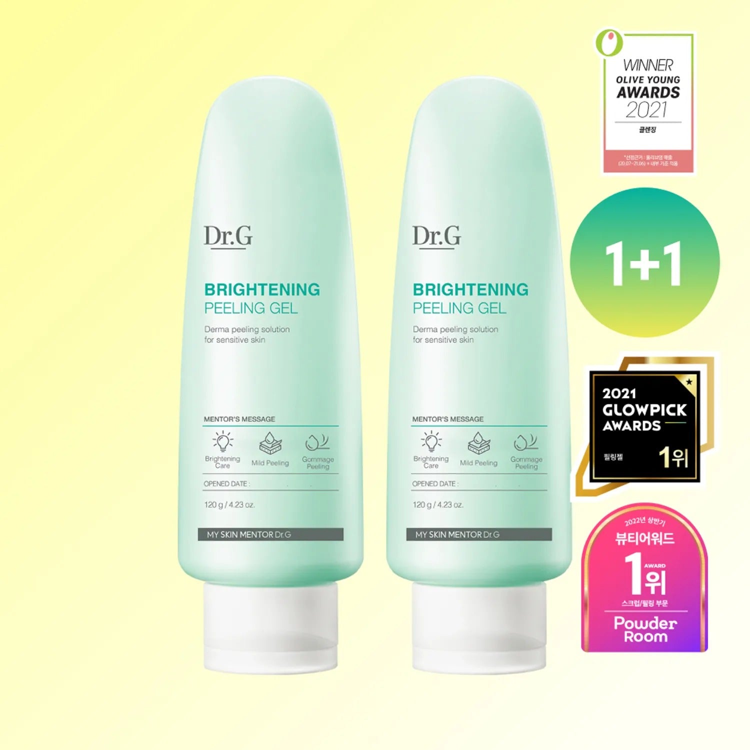 Dr.G Brightening Peeling Gel 120g Duo Set