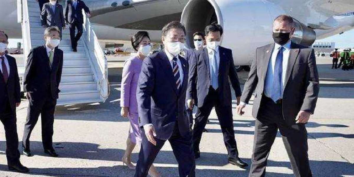 South Korean President safe touchdown in the U.S.