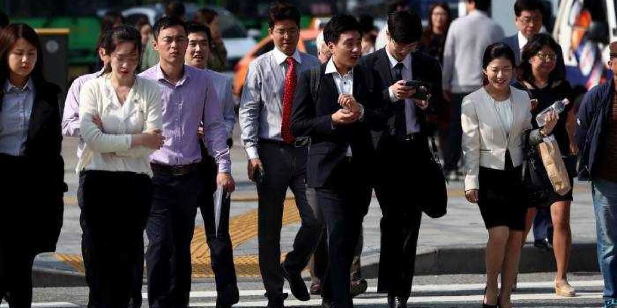 Employed Koreans on the Rise