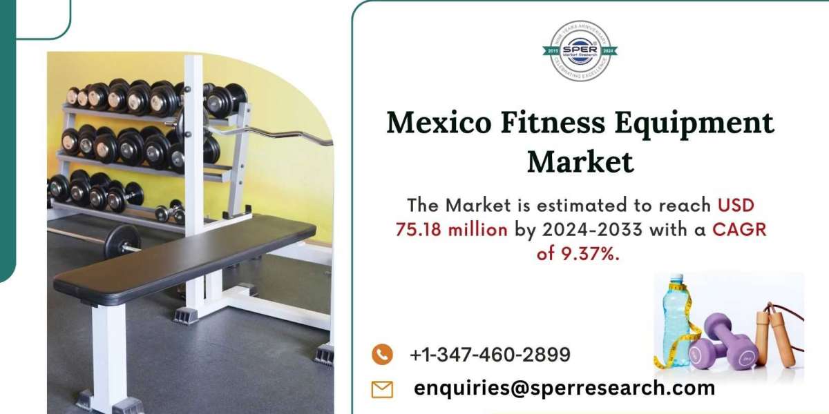 Mexico Fitness Equipment Market projected to reach USD 75.18 million by 2033, with a CAGR of 9.37% | SPER Market Researc